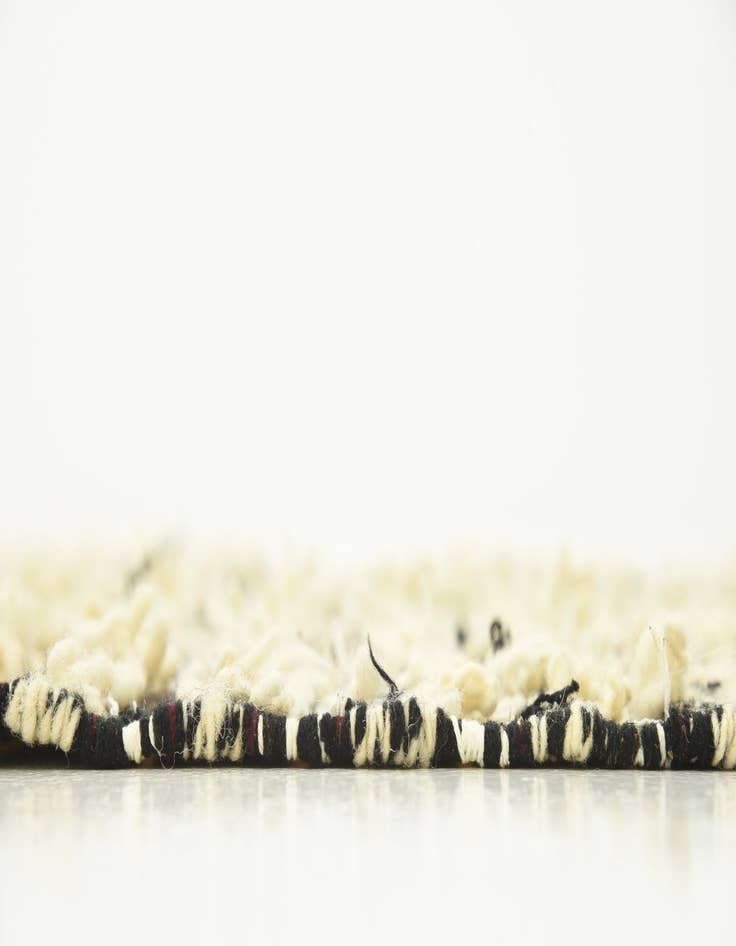 Detail image of 3' 3 x 6'  Hand Knotted Moroccan Wool Rug