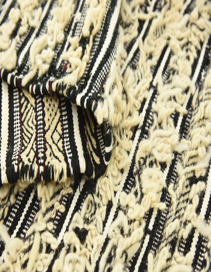 Detail image of 3' 3 x 6'  Hand Knotted Moroccan Wool Rug