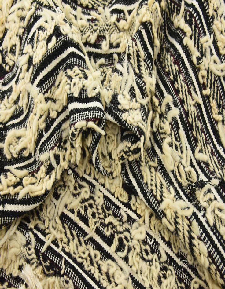 Detail image of 3' 3 x 6'  Hand Knotted Moroccan Wool Rug