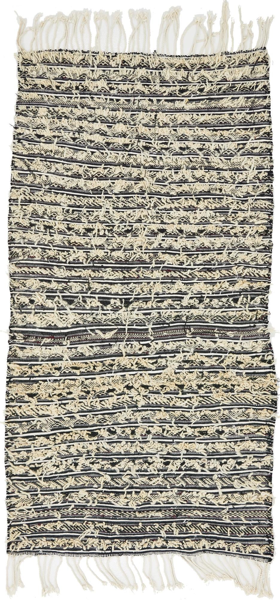 3' 3 x 6' Hand Knotted Moroccan Wool Rug