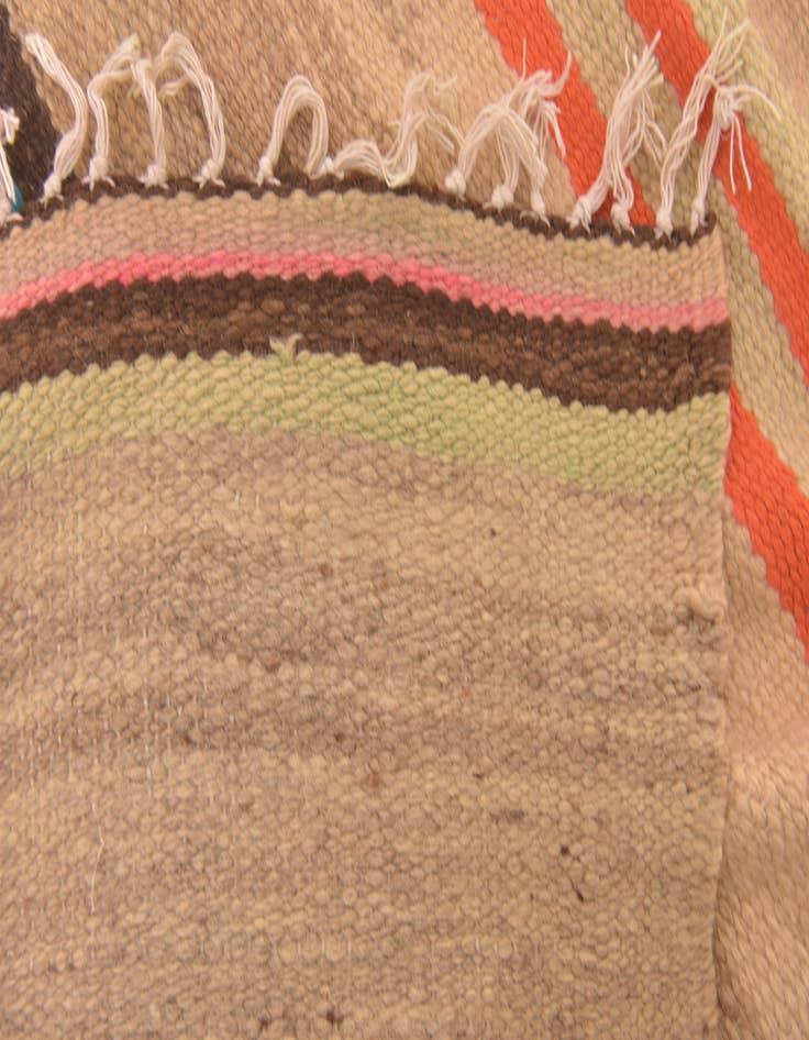 Detail image of 5' 10 x 9' 7 Hand Knotted Moroccan Wool Rug