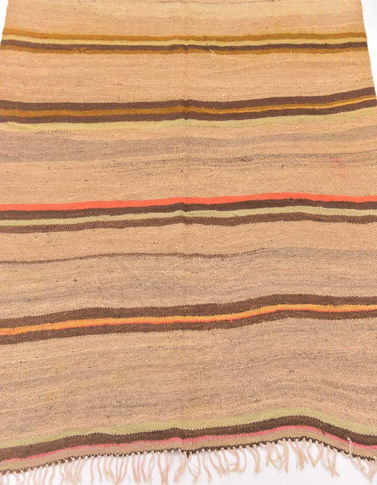 Detail image of 5' 10 x 9' 7 Hand Knotted Moroccan Wool Rug