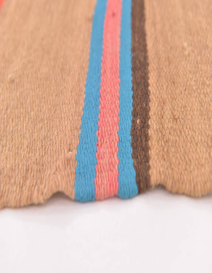 Detail image of 5' 10 x 9' 7 Hand Knotted Moroccan Wool Rug