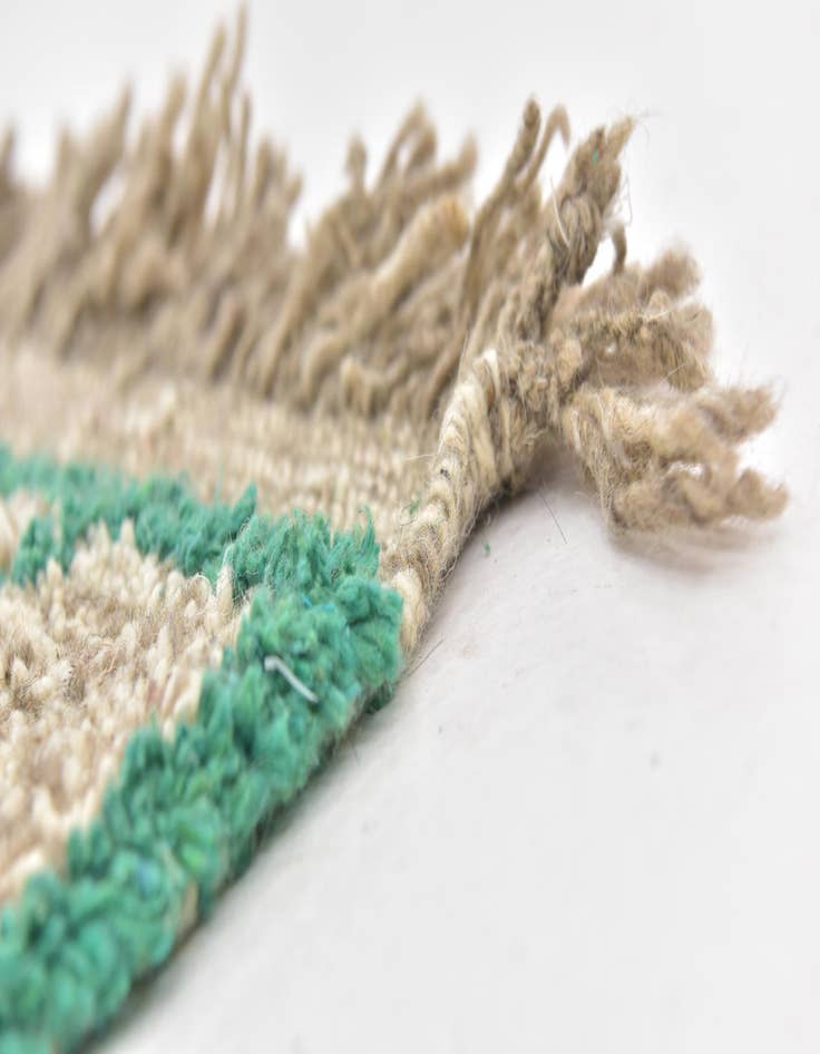 Detail image of 3' 6 x 5'  Hand Knotted Moroccan Wool Rug