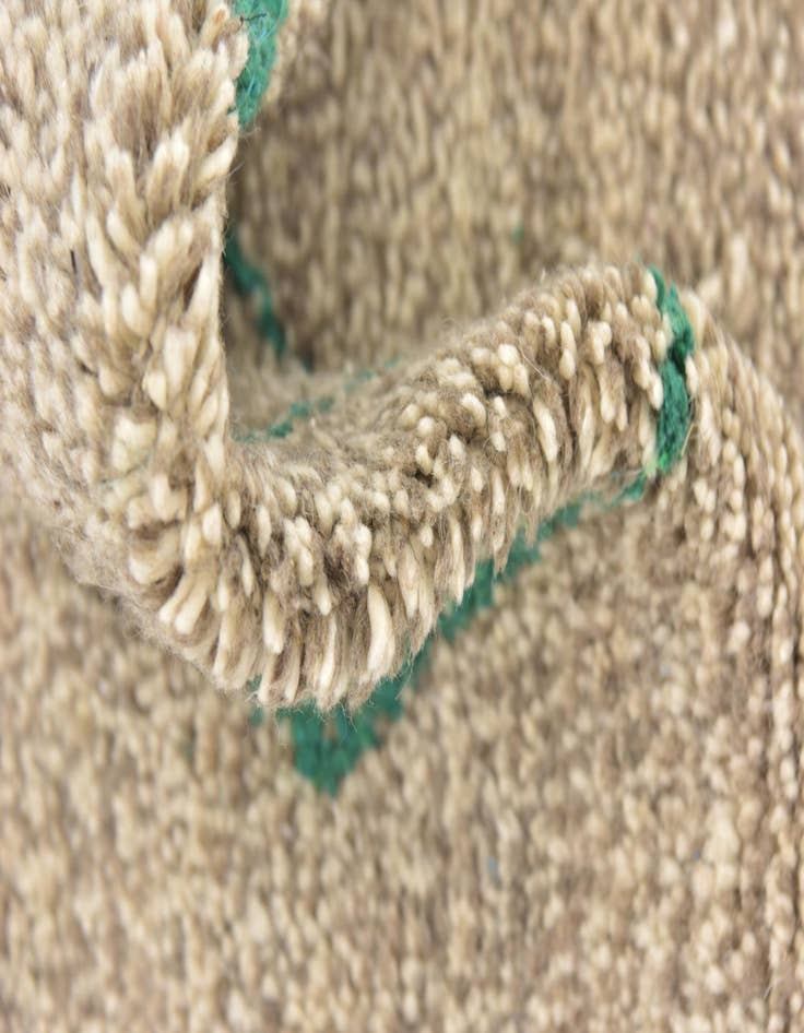 Detail image of 3' 6 x 5'  Hand Knotted Moroccan Wool Rug