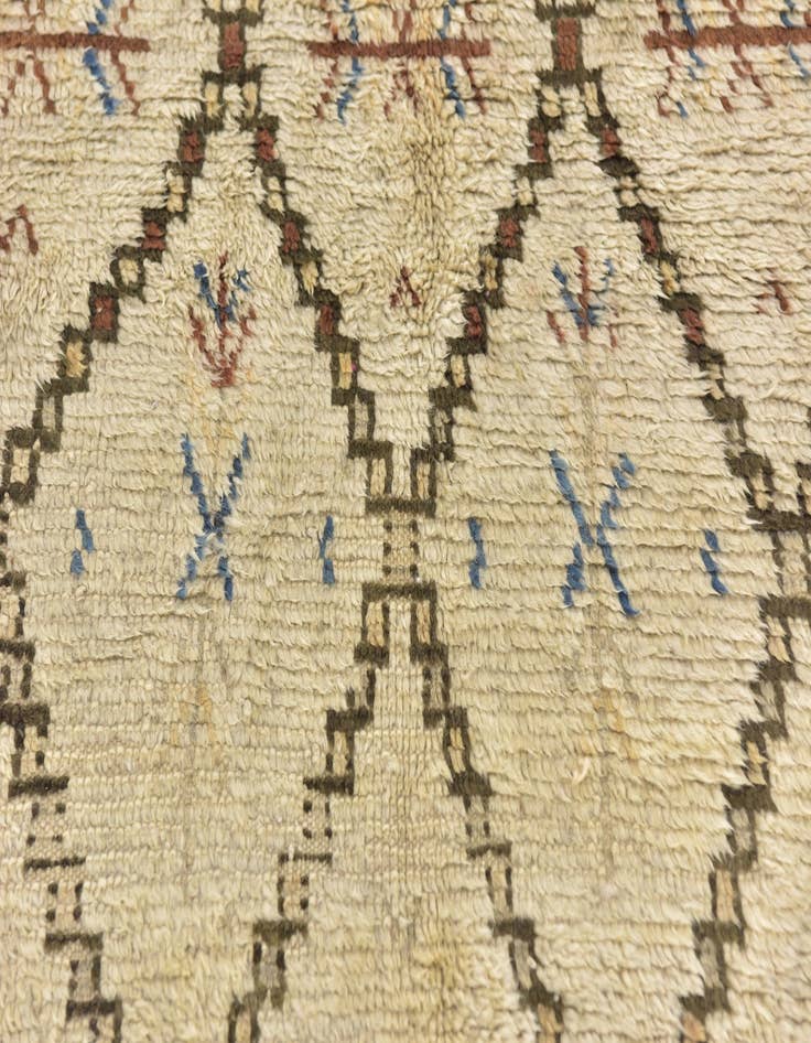 Detail image of 5' 7 x 7' 4 Hand Knotted Moroccan Wool Rug