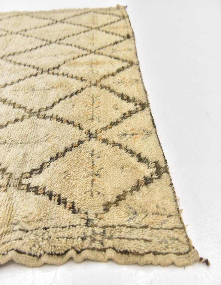 Detail image of 5' 7 x 7' 4 Hand Knotted Moroccan Wool Rug