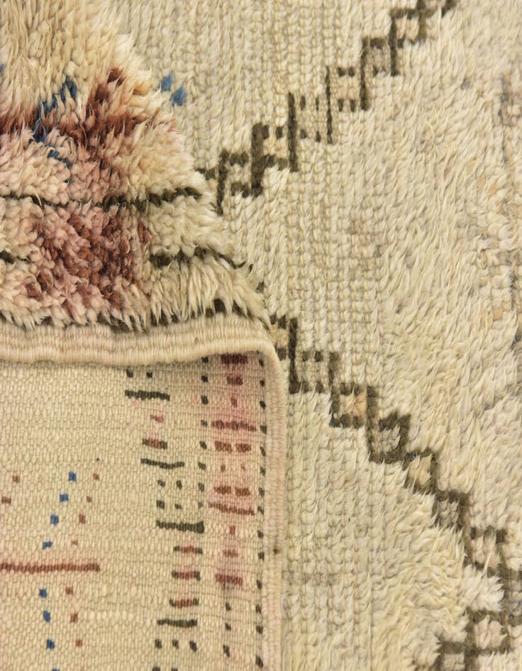 Detail image of 5' 7 x 7' 4 Hand Knotted Moroccan Wool Rug