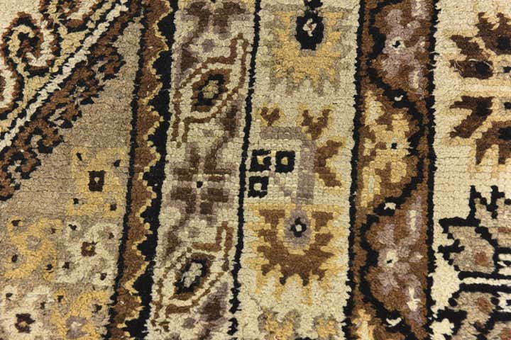 6' 10 x 10' 5 Hand Knotted Moroccan Wool Rug