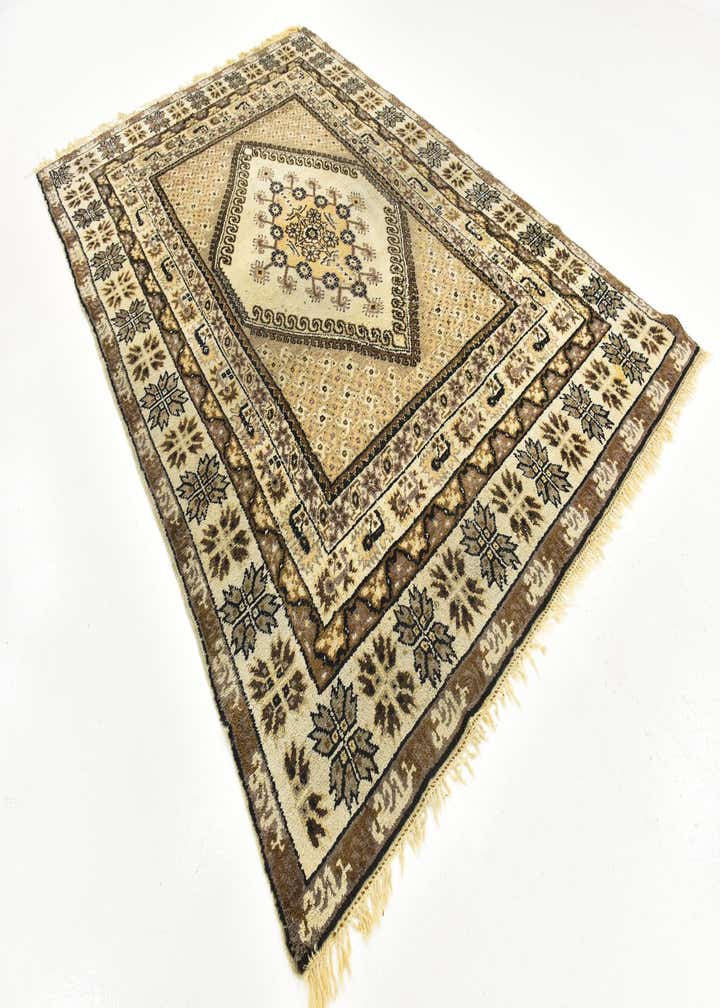 6' 10 x 10' 5 Hand Knotted Moroccan Wool Rug