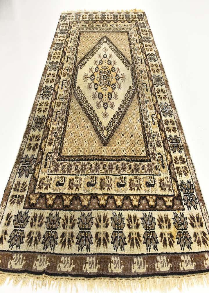 6' 10 x 10' 5 Hand Knotted Moroccan Wool Rug