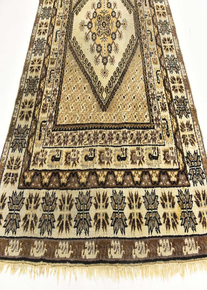 6' 10 x 10' 5 Hand Knotted Moroccan Wool Rug