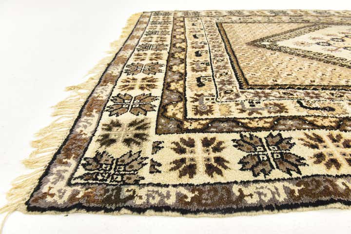 6' 10 x 10' 5 Hand Knotted Moroccan Wool Rug