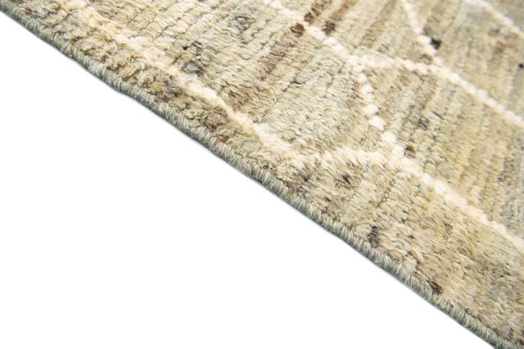 Detail image of 12' 7 x 19' 6 Hand Knotted Moroccan Wool Rug