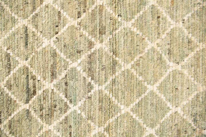 12' 7 x 19' 6 Hand Knotted Moroccan Wool Rug