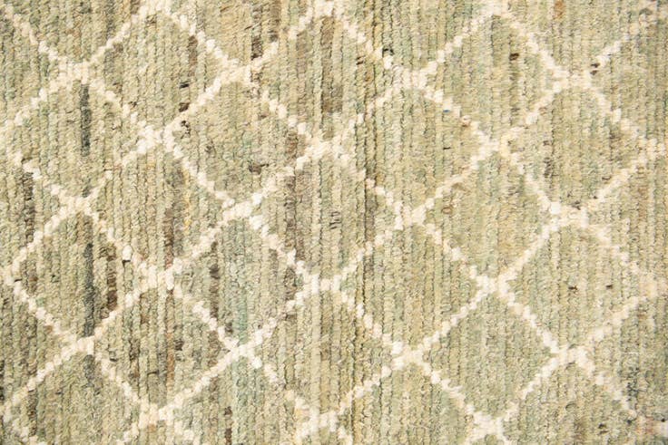 Detail image of 12' 7 x 19' 6 Hand Knotted Moroccan Wool Rug