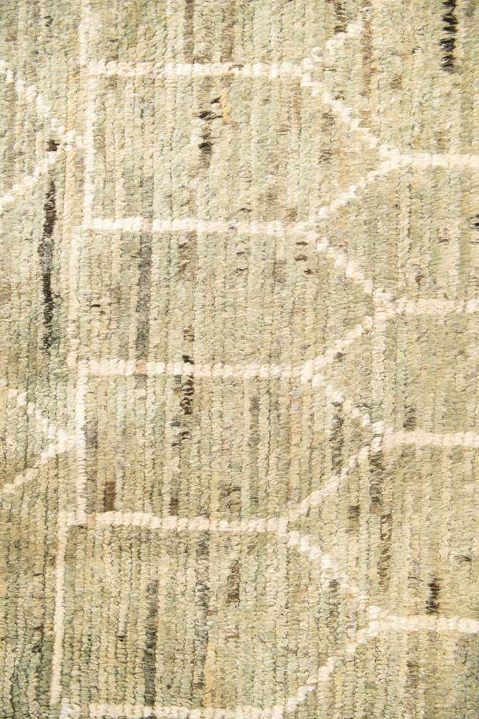 12' 7 x 19' 6 Hand Knotted Moroccan Wool Rug