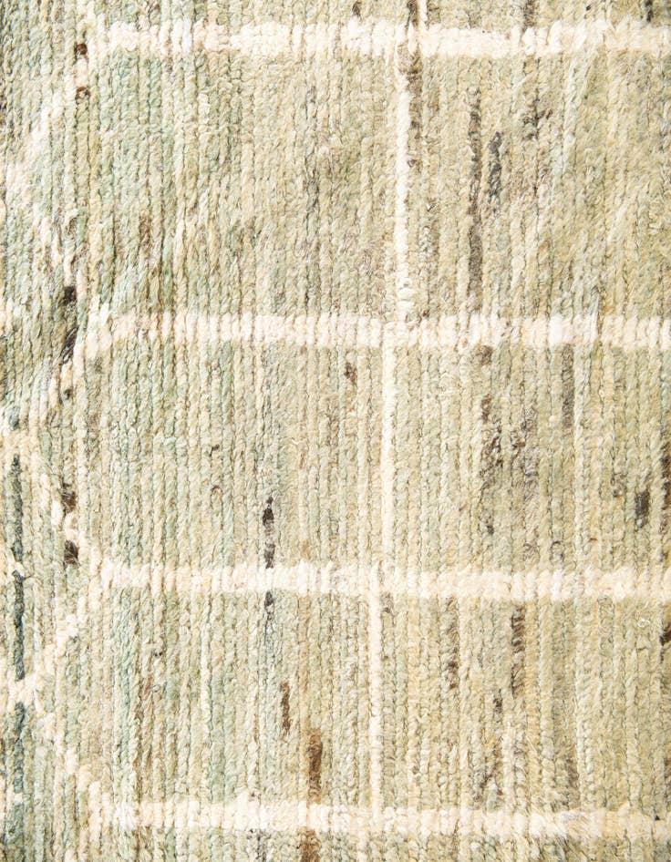 Detail image of 12' 7 x 19' 6  Hand Knotted Moroccan Wool Rug