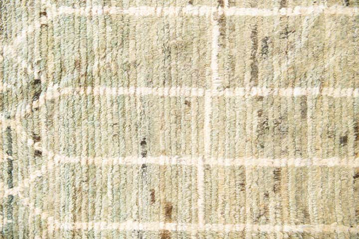 12' 7 x 19' 6 Hand Knotted Moroccan Wool Rug