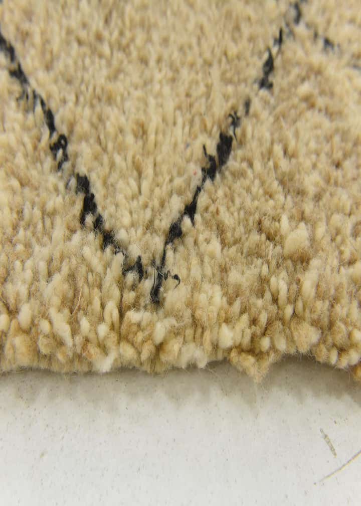 3' 10 x 5' Hand Knotted Moroccan Wool Rug