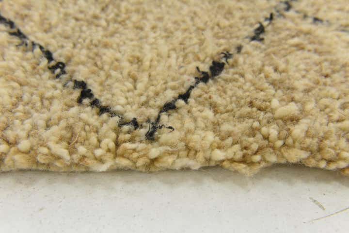 3' 10 x 5' Hand Knotted Moroccan Wool Rug