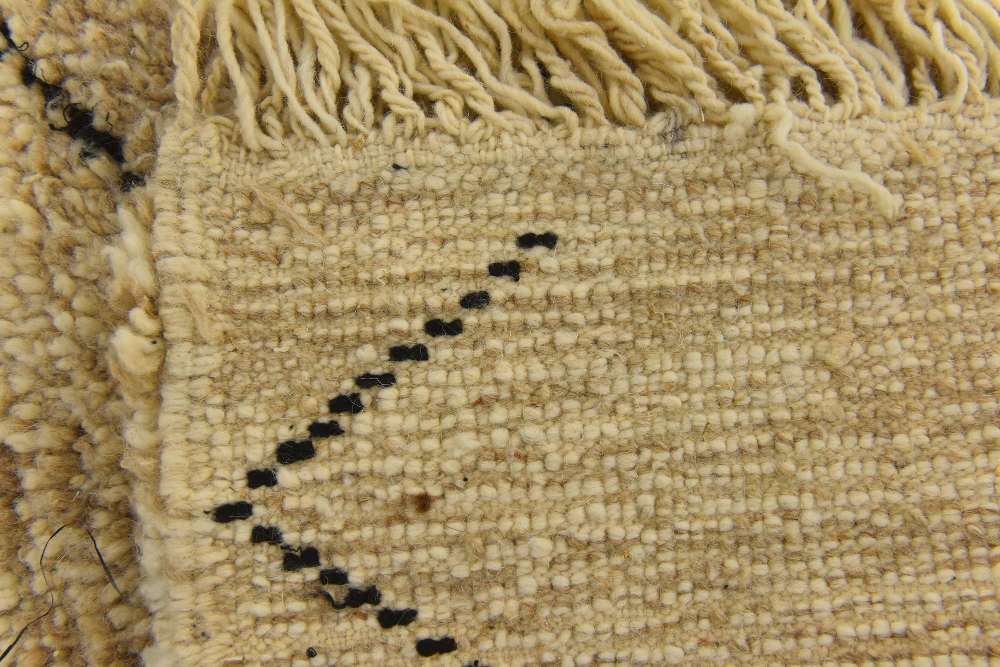 3' 10 x 5' Hand Knotted Moroccan Wool Rug