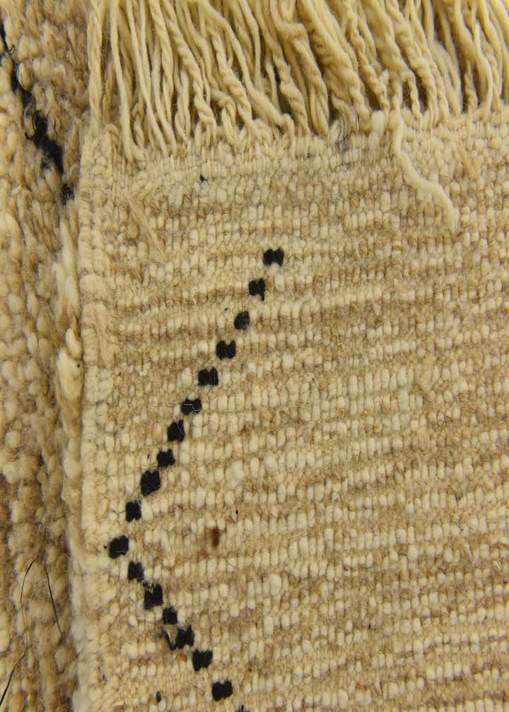 3' 10 x 5' Hand Knotted Moroccan Wool Rug