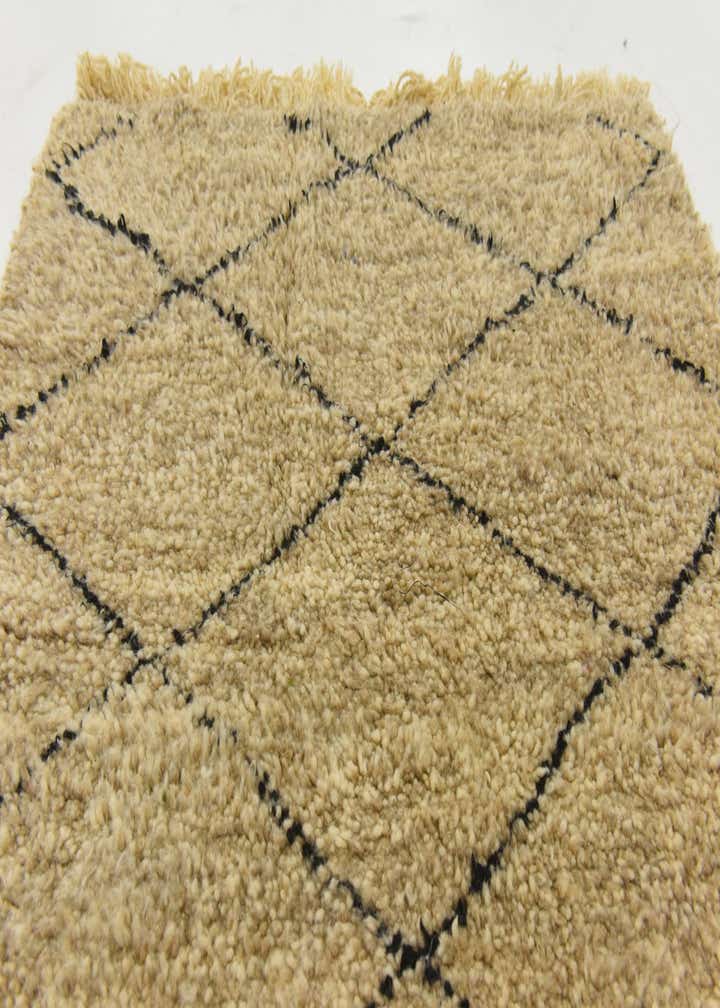 3' 10 x 5' Hand Knotted Moroccan Wool Rug