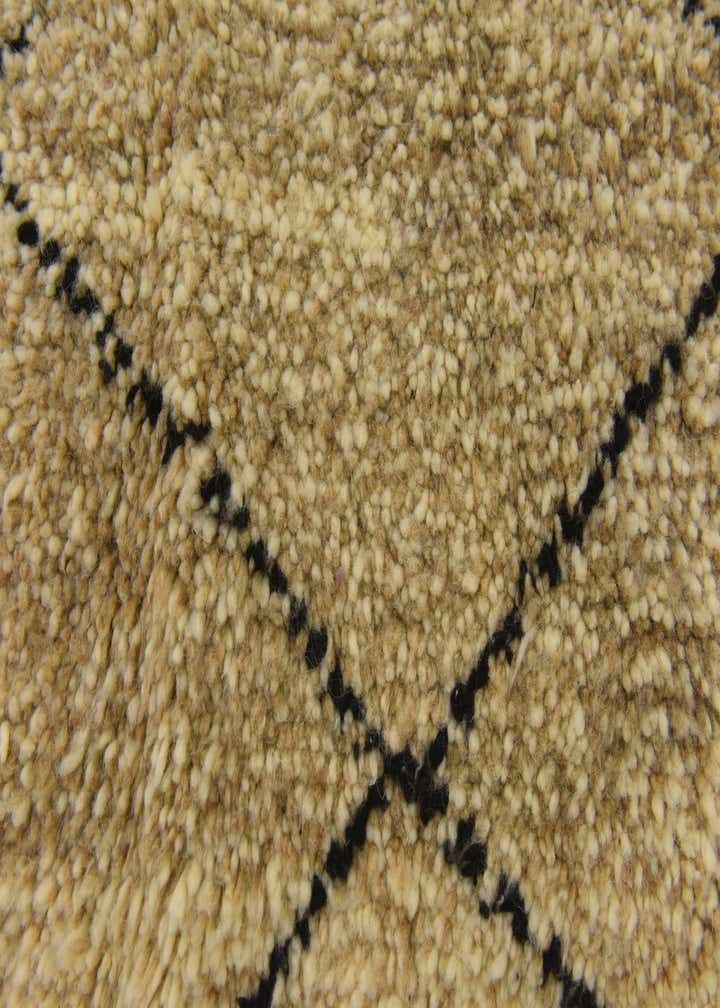 3' 10 x 5' Hand Knotted Moroccan Wool Rug