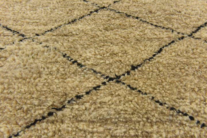 3' 10 x 5' Hand Knotted Moroccan Wool Rug
