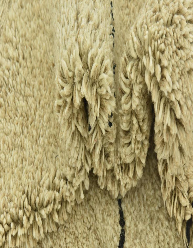 Detail image of 5' 8 x 7' 7  Hand Knotted Moroccan Wool Rug