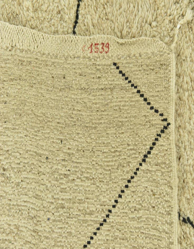 Detail image of 5' 8 x 7' 7  Hand Knotted Moroccan Wool Rug