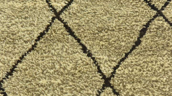 3' 6 x 4' 9 Hand Knotted Moroccan Wool Rug