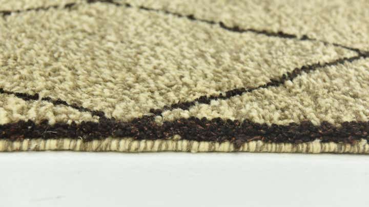 3' 6 x 4' 9 Hand Knotted Moroccan Wool Rug