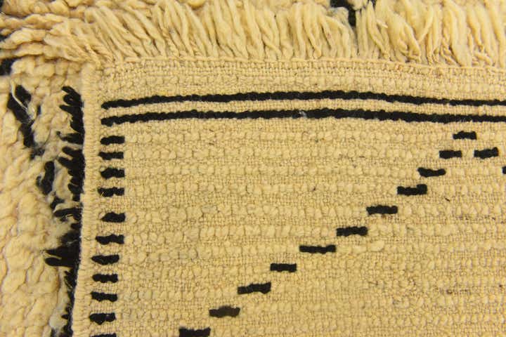 6' 5 x 9' 10 Hand Knotted Moroccan Wool Rug