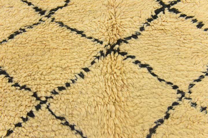 6' 5 x 9' 10 Hand Knotted Moroccan Wool Rug