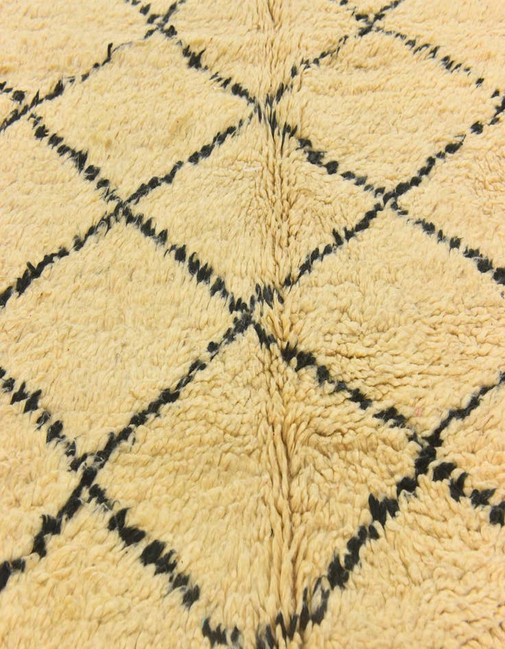 Detail image of 6' 5 x 9' 10  Hand Knotted Moroccan Wool Rug