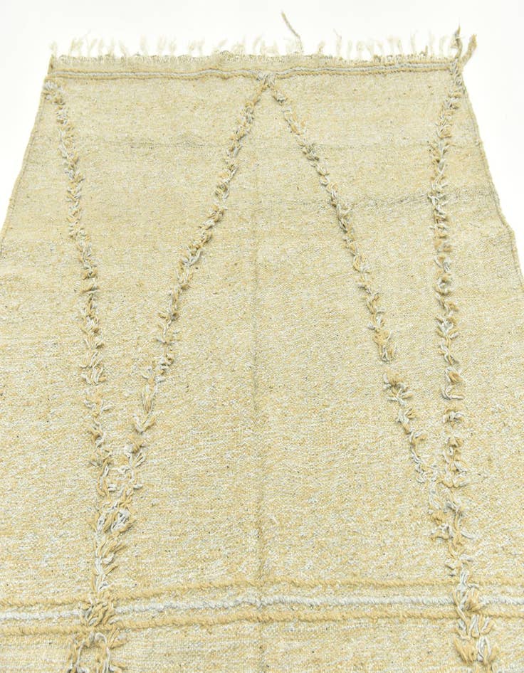 Detail image of 5' 1 x 8' 10  Hand Knotted Moroccan Wool Rug