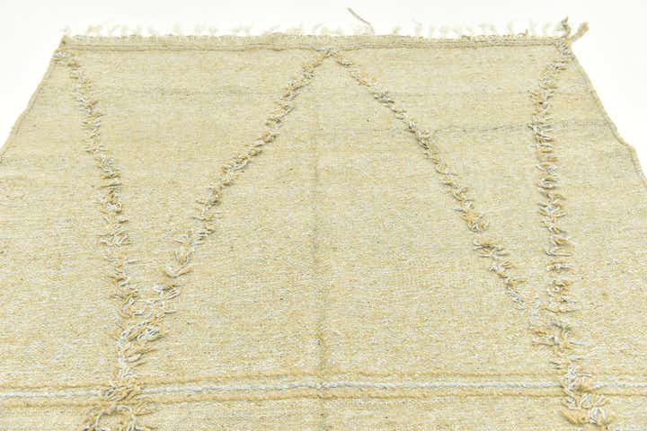 5' 1 x 8' 10 Hand Knotted Moroccan Wool Rug