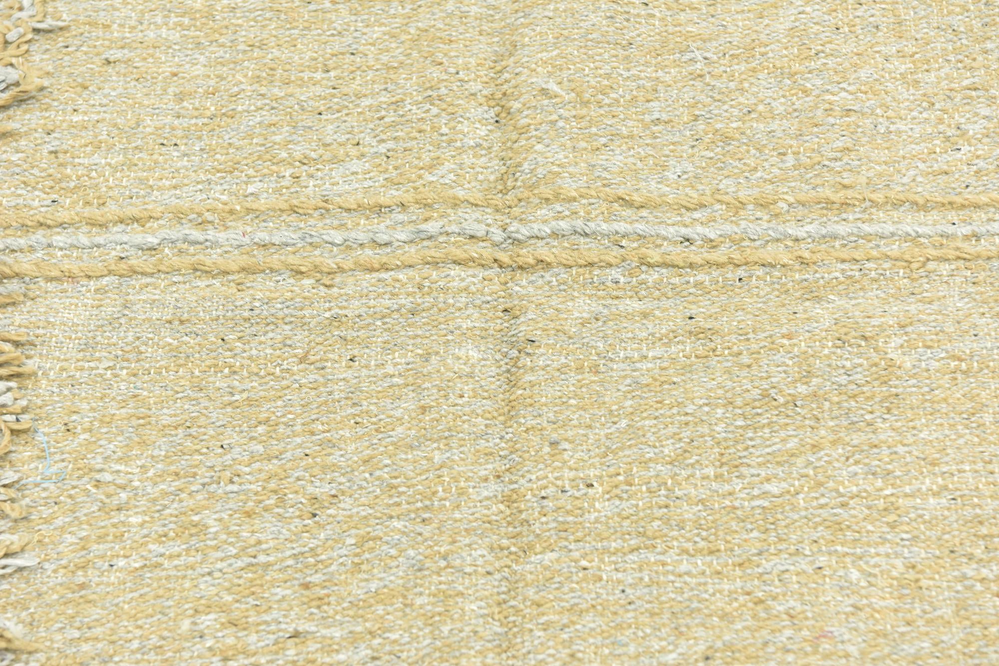 5' 1 x 8' 10 Hand Knotted Moroccan Wool Rug