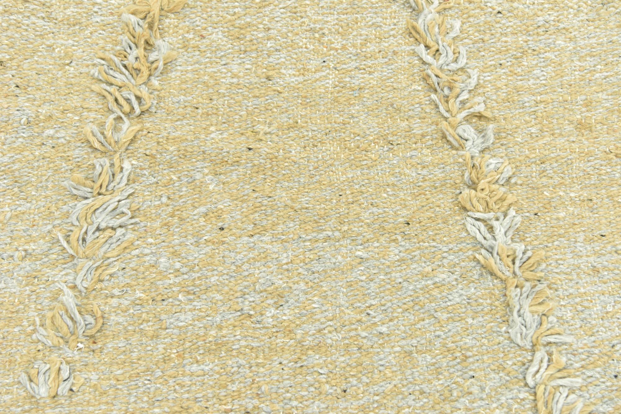 5' 1 x 8' 10 Hand Knotted Moroccan Wool Rug