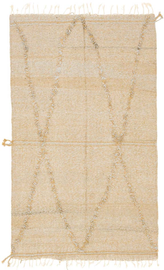 Detail image of 5' 1 x 8' 10 Hand Knotted Moroccan Wool Rug