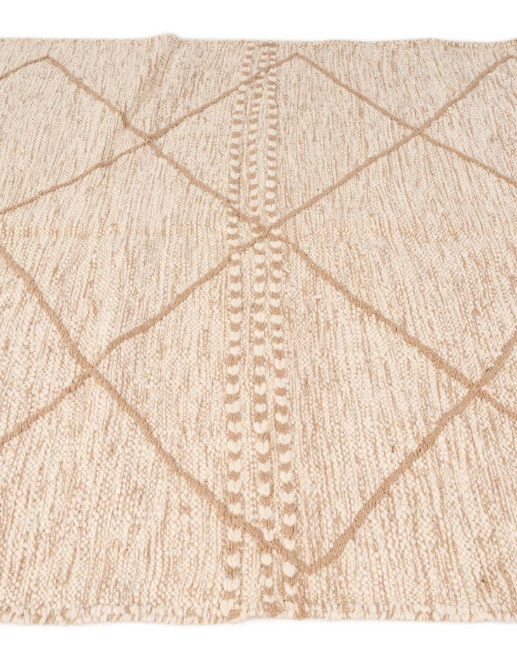 Detail image of 5' x 8' 3 Hand Knotted Moroccan Wool Rug