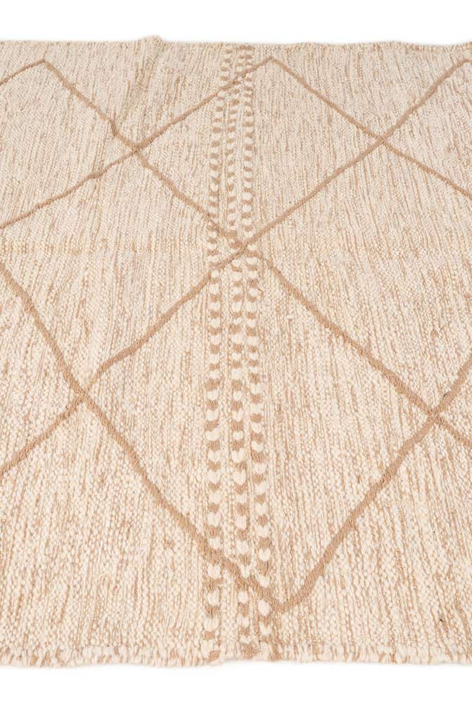 5' x 8' 3 Hand Knotted Moroccan Wool Rug