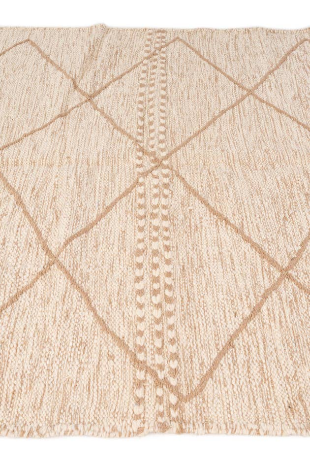 Detail image of 5' x 8' 3 Hand Knotted Moroccan Wool Rug