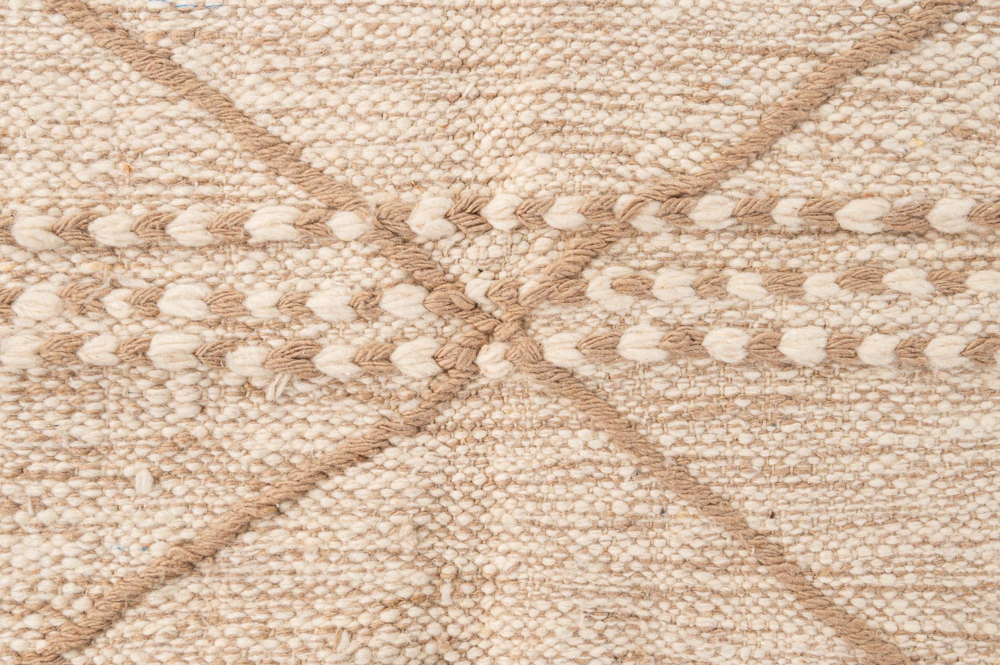 5' x 8' 3 Hand Knotted Moroccan Wool Rug