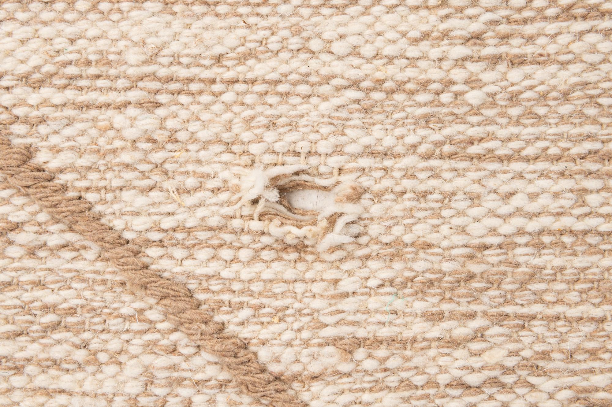 5' x 8' 3 Hand Knotted Moroccan Wool Rug