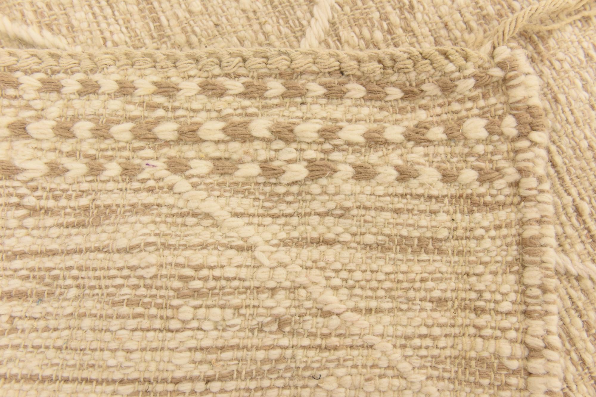 6' 6 x 9' 7 Hand Knotted Moroccan Wool Rug