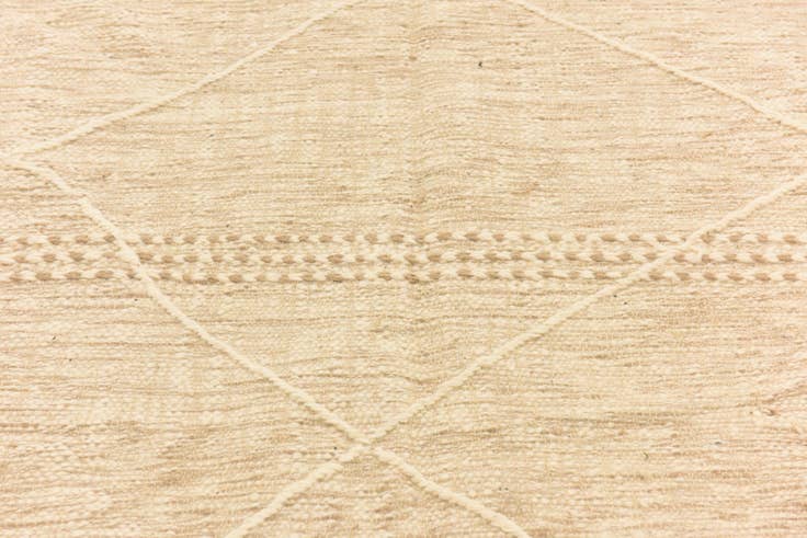 Detail image of 6' 6 x 9' 7 Hand Knotted Moroccan Wool Rug