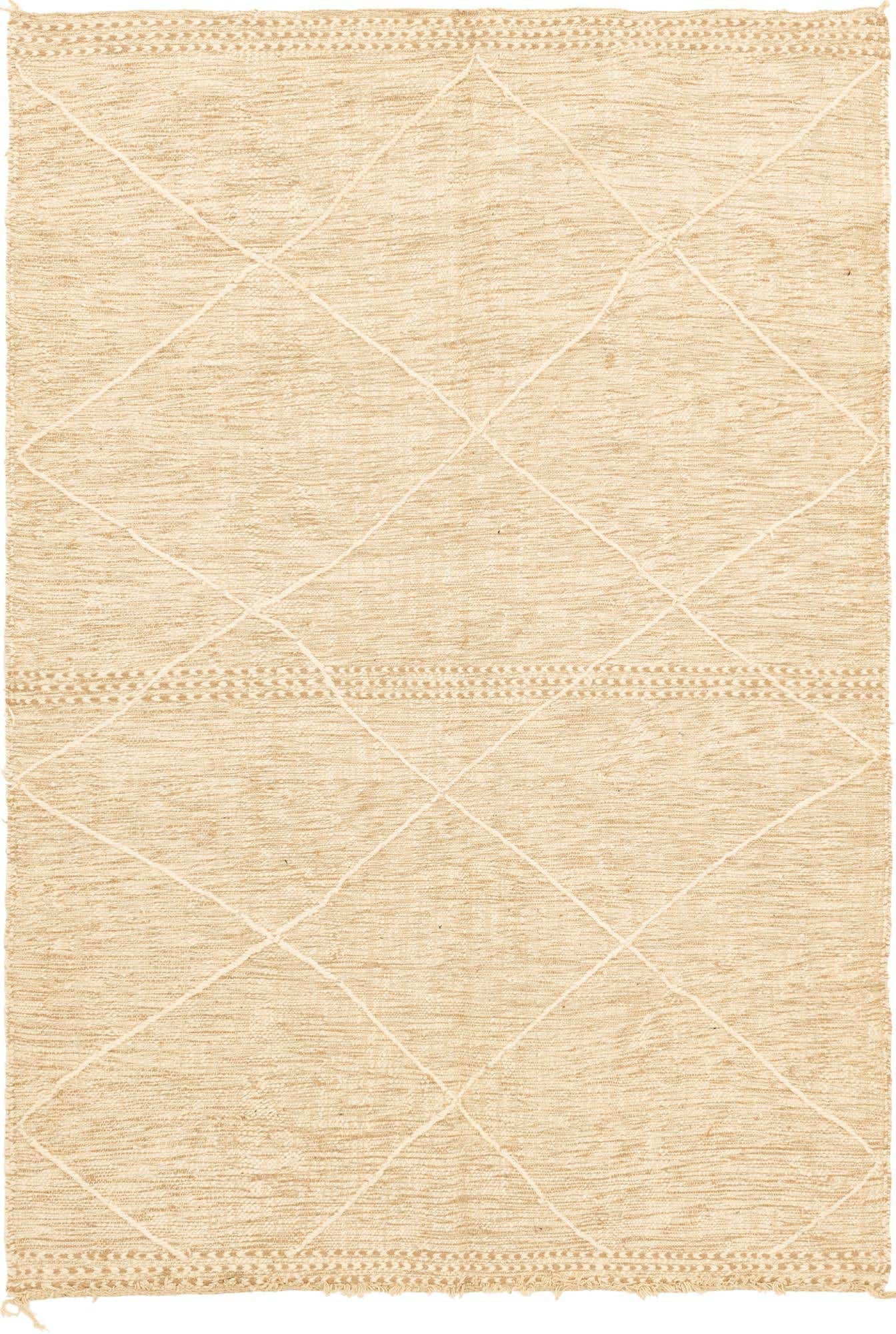 6' 6 x 9' 7 Hand Knotted Moroccan Wool Rug